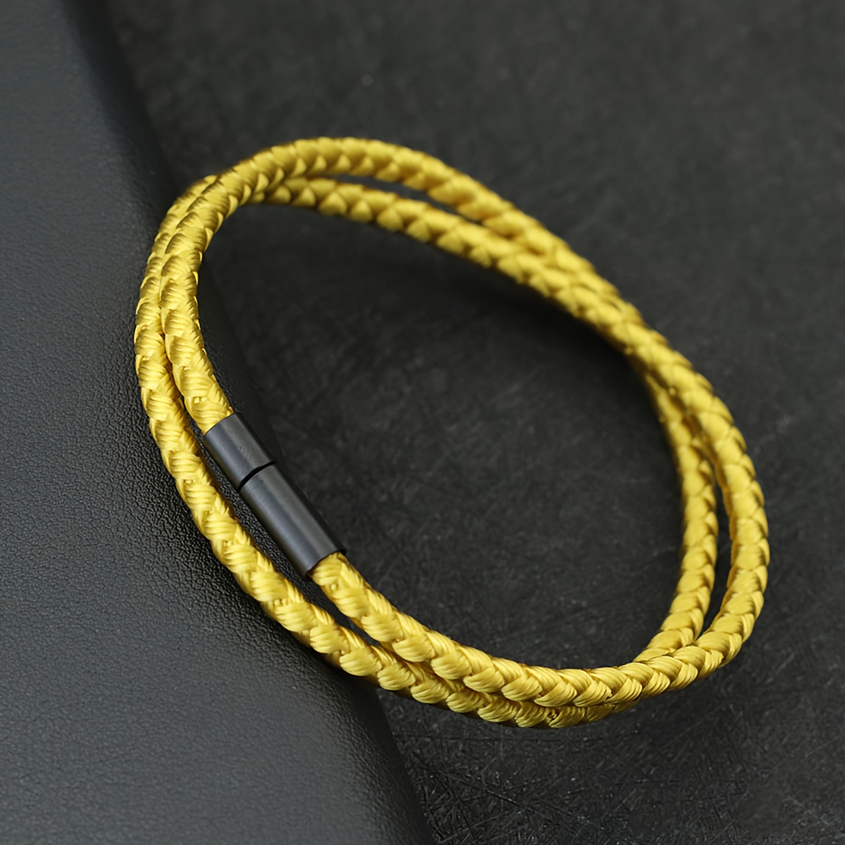 Simple Keel Rope Bangle Bracelet for Men